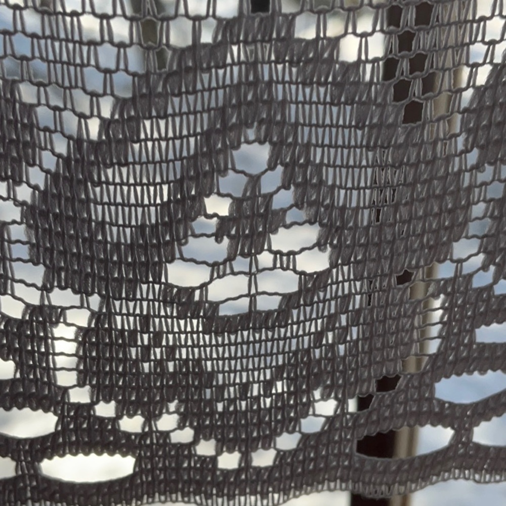 White Lace Goose Pattern Curtain - Picture 12 of 16